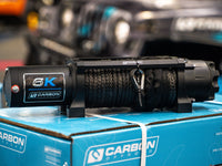Thumbnail for Carbon Offroad Long Drum 6000lb ATV/Small 4X4 Winch - CW - XD6L 7