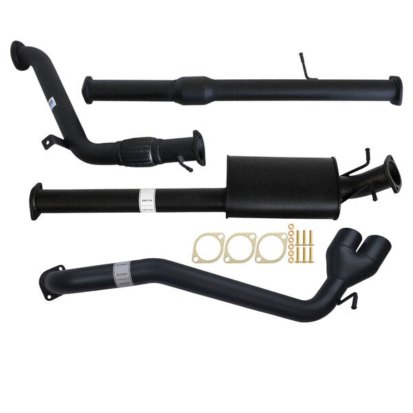 FORD RANGER PX 3.2L 9/2011 - 9/2016 3" TURBO BACK CARBON OFFROAD EXHAUST WITH CAT & MUFFLER SIDE EXIT TAILPIPE - FD240-MCS 3