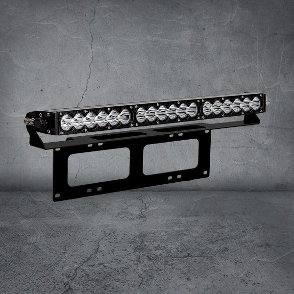 Raptor Light Bar Number Plate Mount Carbon Offroad