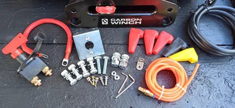Image of Buying the right winch will make it easier to install-Does it come with all the little extras? - Carbon Offroad