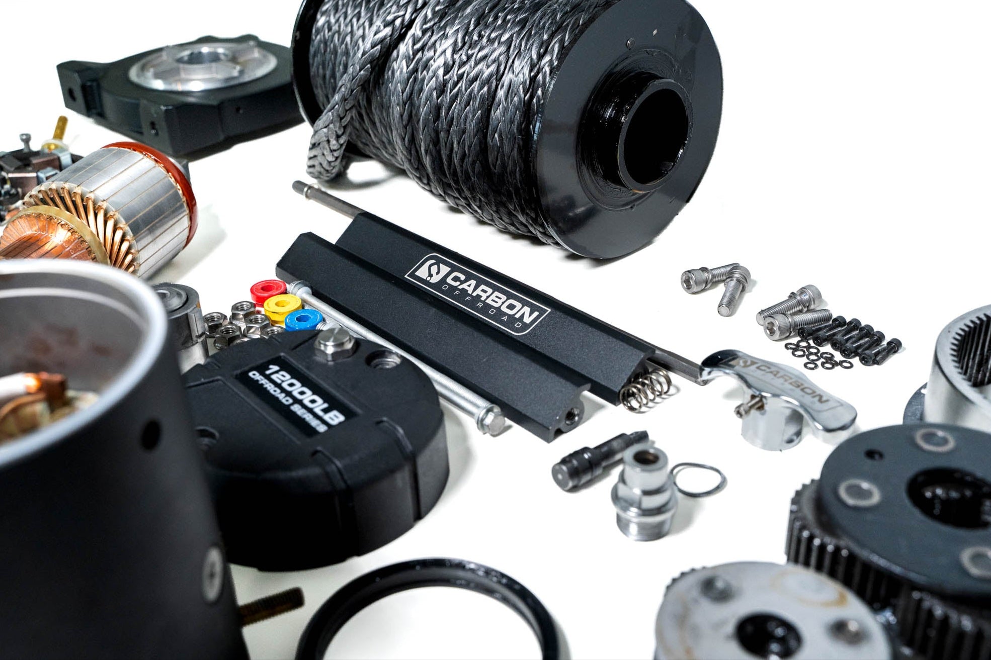 Image of 12K Winch Spares - Carbon Offroad