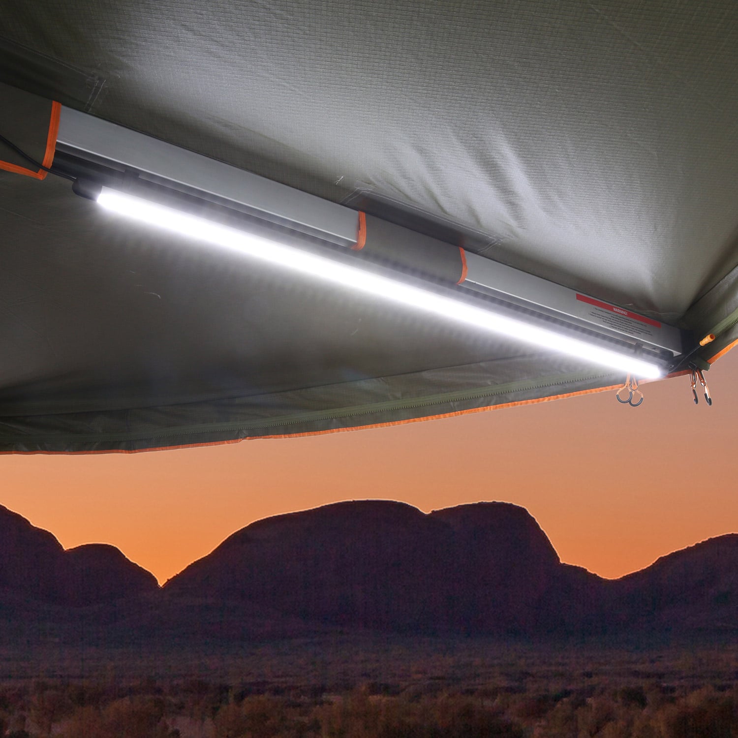 Image of HARDKORR 100cm (1m) Tri - Colour LED Light Bar Kit with Diffuser - RBWTOR100CIGD 3 Hardkorr