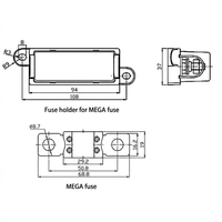 Thumbnail for 400 Amp Mega Fuse - CW - FUSE - 400 2 Carbon Offroad