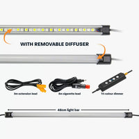 Thumbnail for HARDKORR 50cm Tri-Colour LED Light Bar Kit with Diffuser