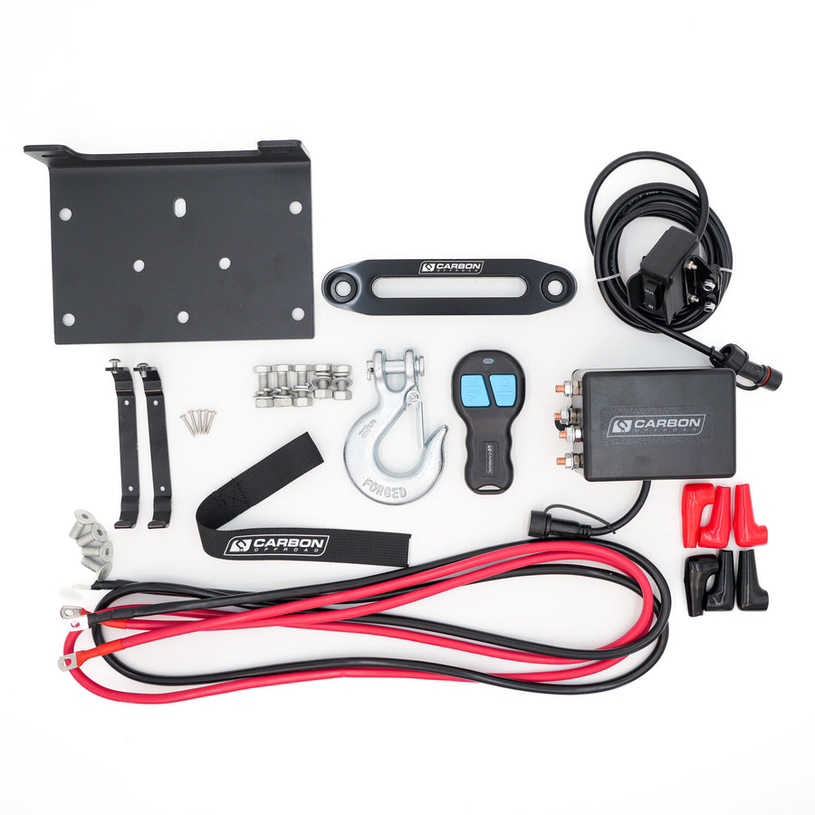 Carbon 4.5k 4500lb ATV/Trailer Winch