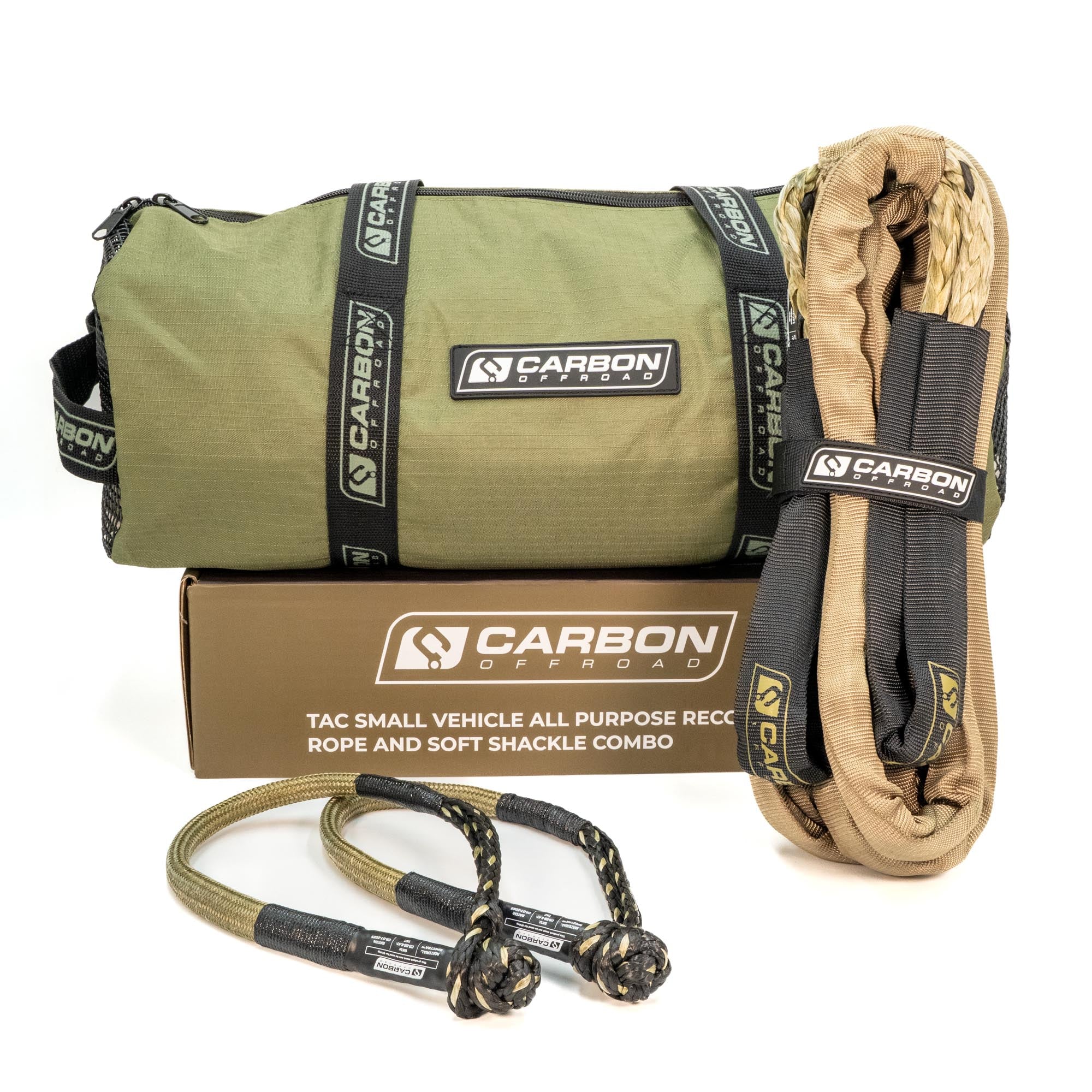 Image of TAC Small Vehicle All Purpose Recovery Rope And Soft Shackle Combo