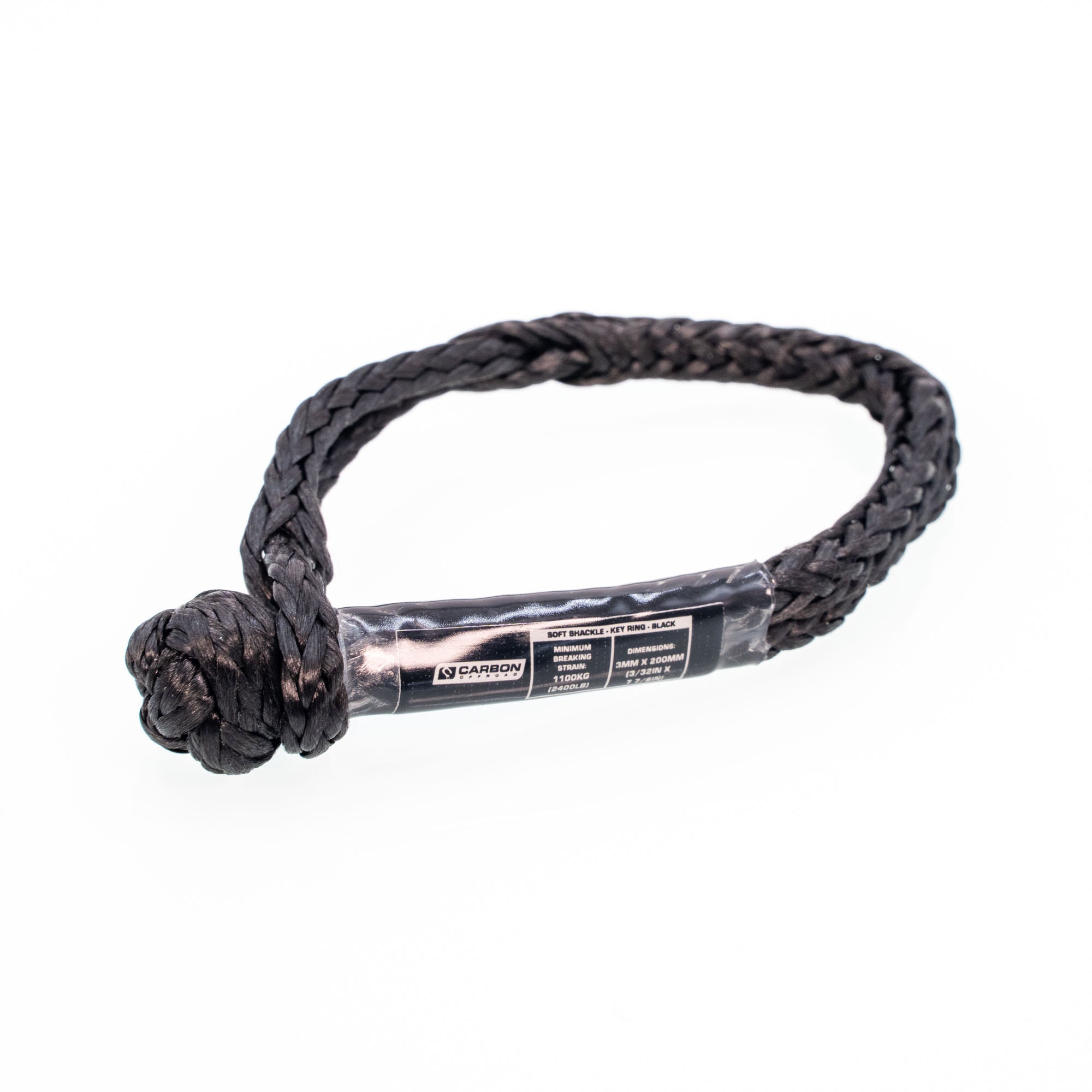 Image of Carbon Offroad Soft Shackle Keyring 1.1 Ton