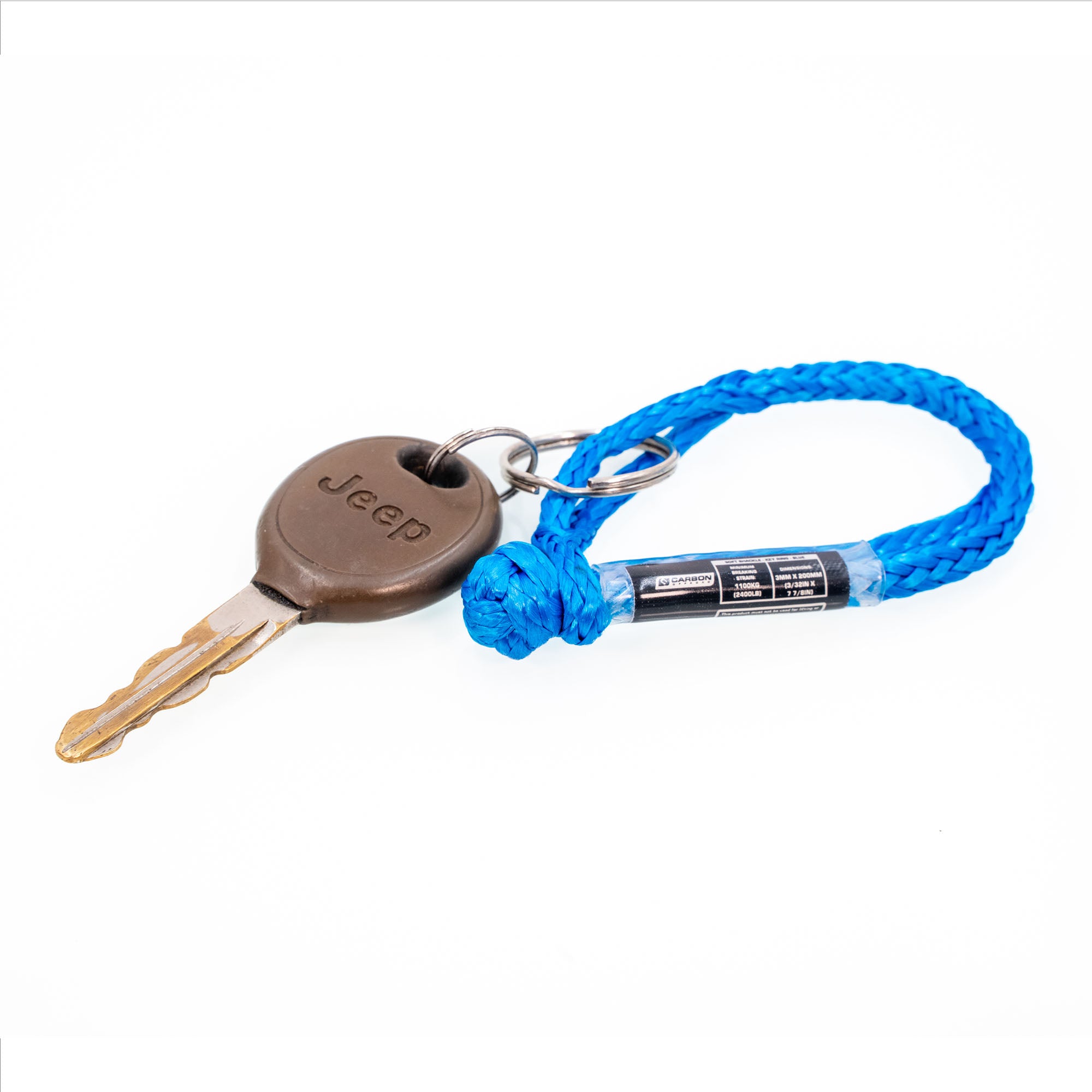 Image of Carbon Offroad Soft Shackle Keyring 1.1 Ton
