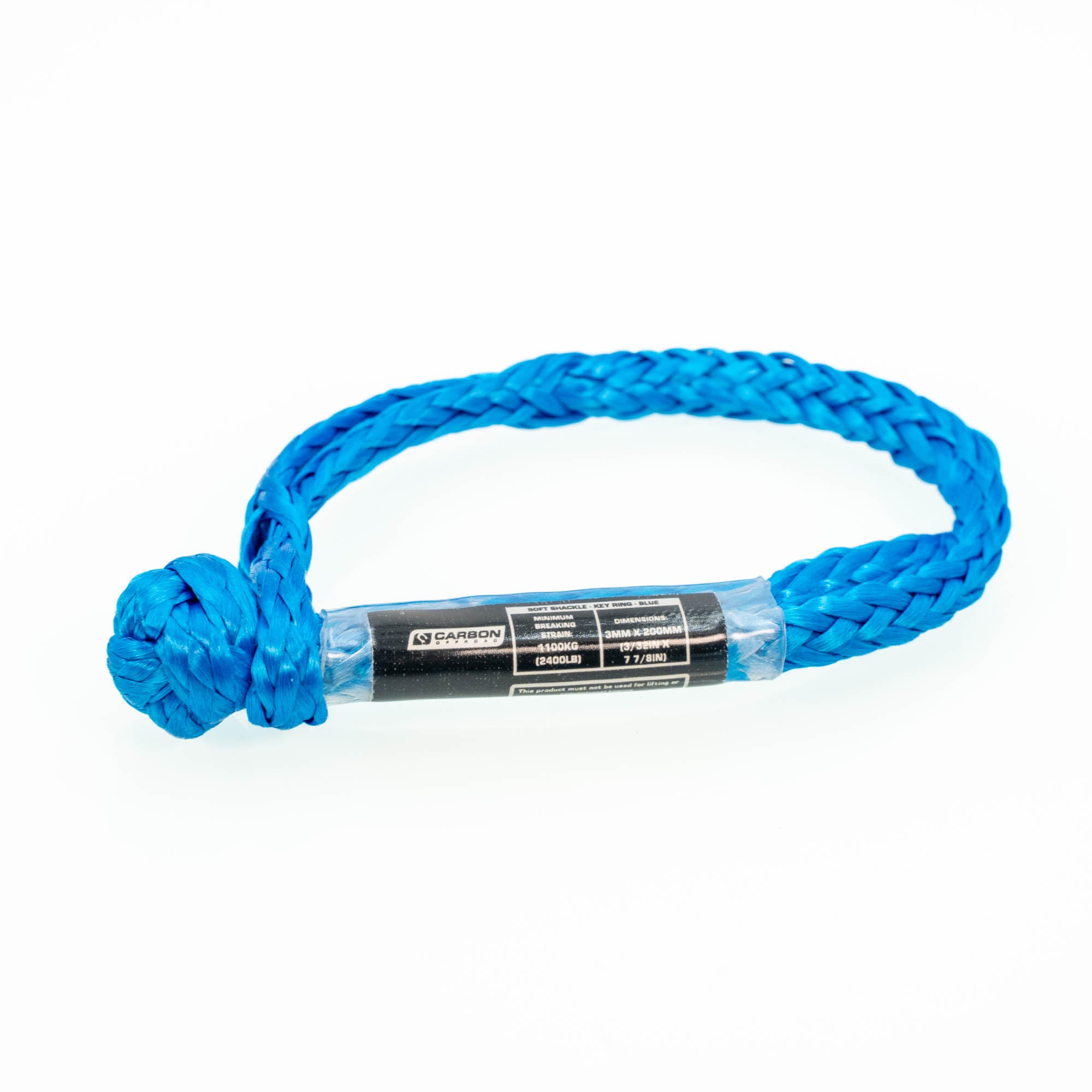 Image of Carbon Offroad Soft Shackle Keyring 1.1 Ton