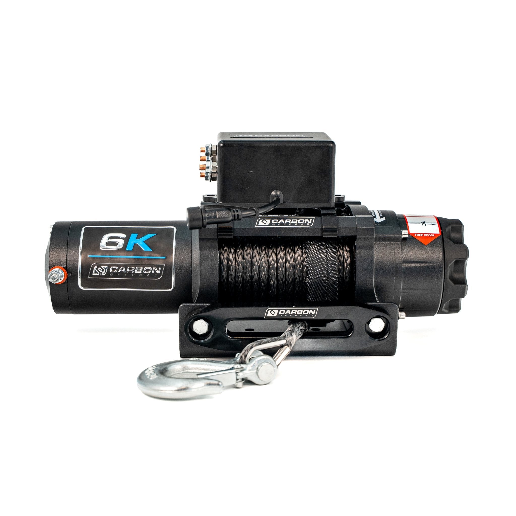 Image of Carbon Offroad 6000lb ATV - Small 4X4 Winch