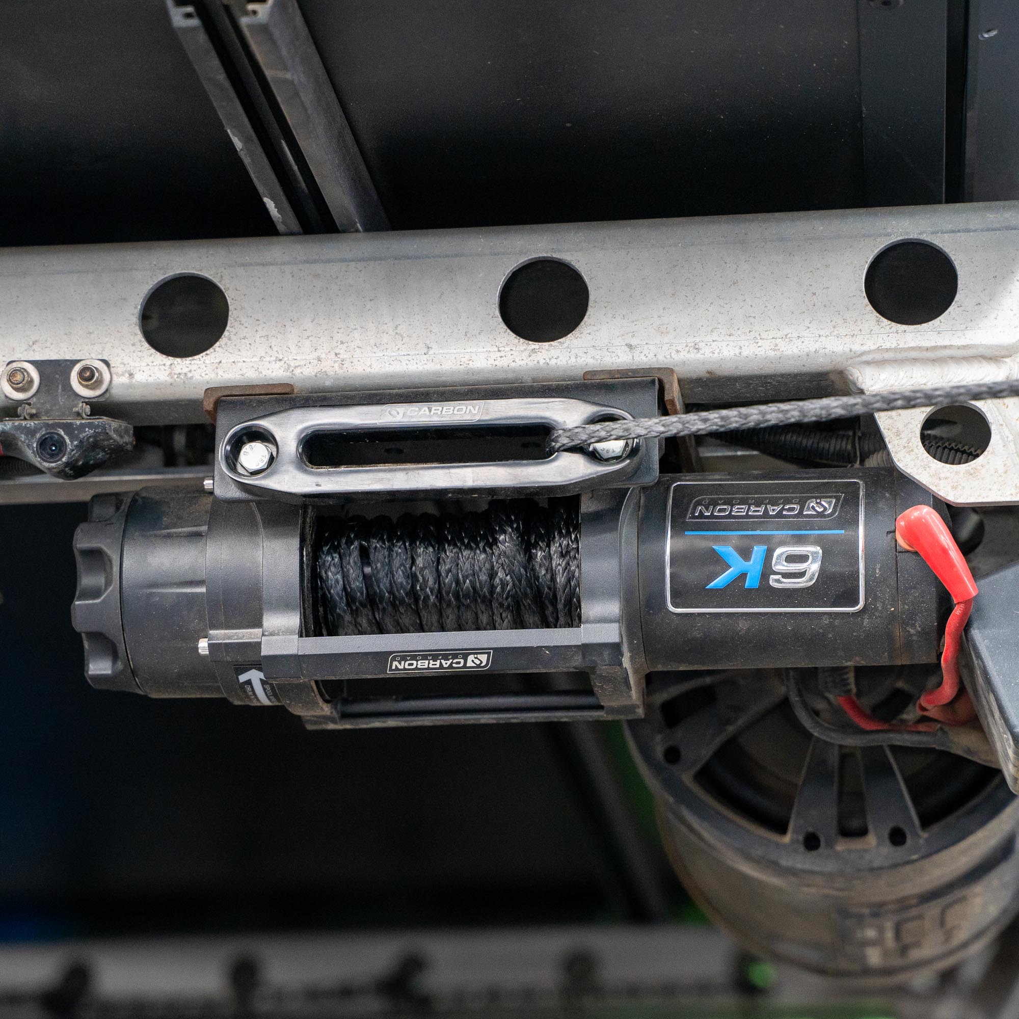 Image of Carbon Offroad 6000lb ATV - Small 4X4 Winch