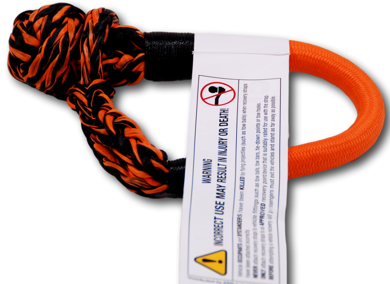 Load image into Gallery viewer, Carbon Offroad Monkey Fist 15T Synthetic Soft Shackle - Orange
