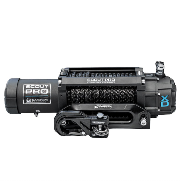 Scout Pro 15K winch with black MegaPro hook