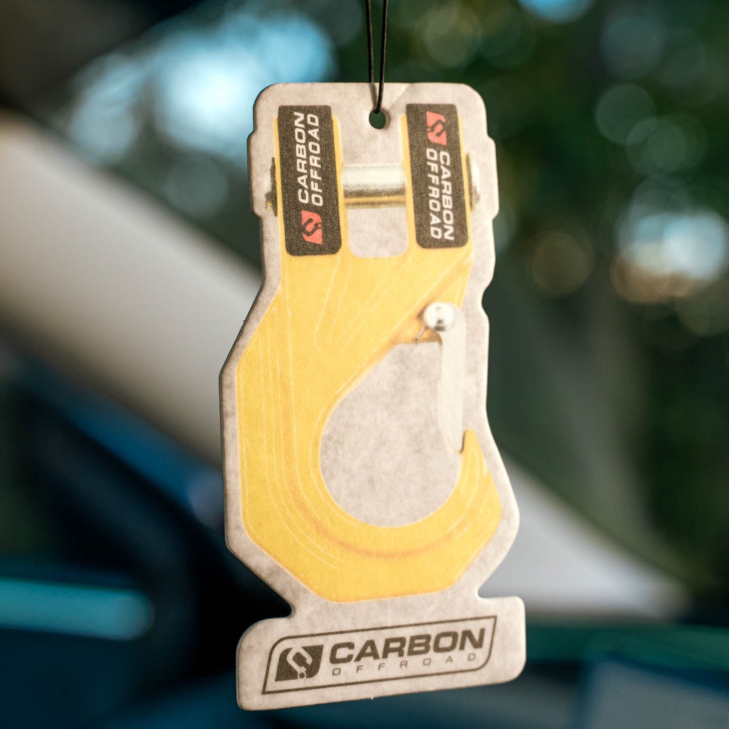 Image of Carbon Car Air Freshener - MegaPro Hook - CM - AF - HOOK - YEL 6 Carbon Offroad