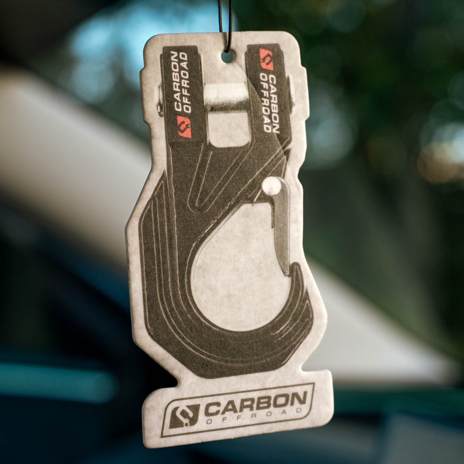 Image of Carbon Car Air Freshener - MegaPro Hook - CM - AF - HOOK - BLK 1 Carbon Offroad