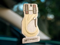 Thumbnail for Carbon Car Air Freshener - MegaPro Hook - CM - AF - HOOK - SAN 8 Carbon Offroad