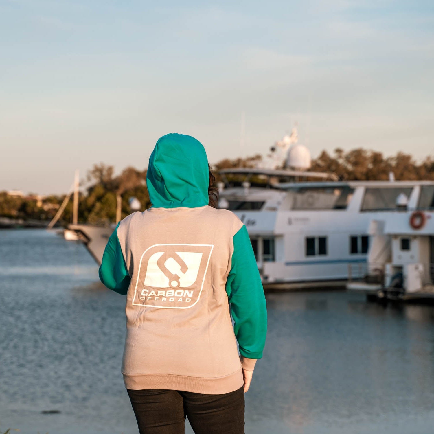 Image of Carbon Offroad Two Tone Hoodie - CM - HOOD - 2TONE - M 3 Carbon Offroad