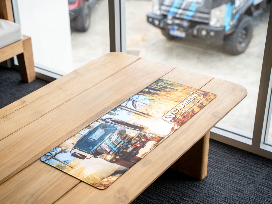 Carbon Premium Desk Mat - CM - DMAT - TRUCK 1 Carbon Offroad