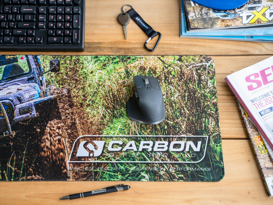 Carbon Premium Desk Mat - CM - DMAT - TJ 4 Carbon Offroad