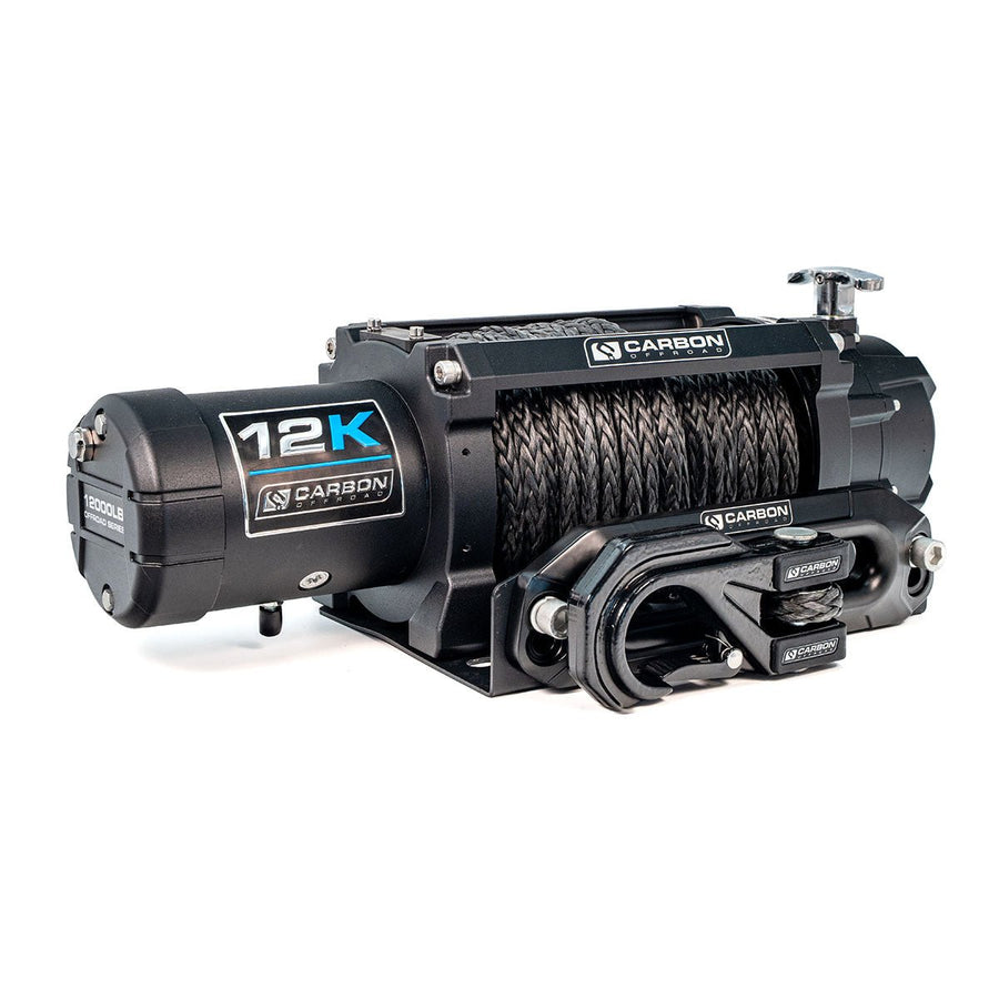 Carbon 12K - 12000lb Winch V3X with MegaPro Hook