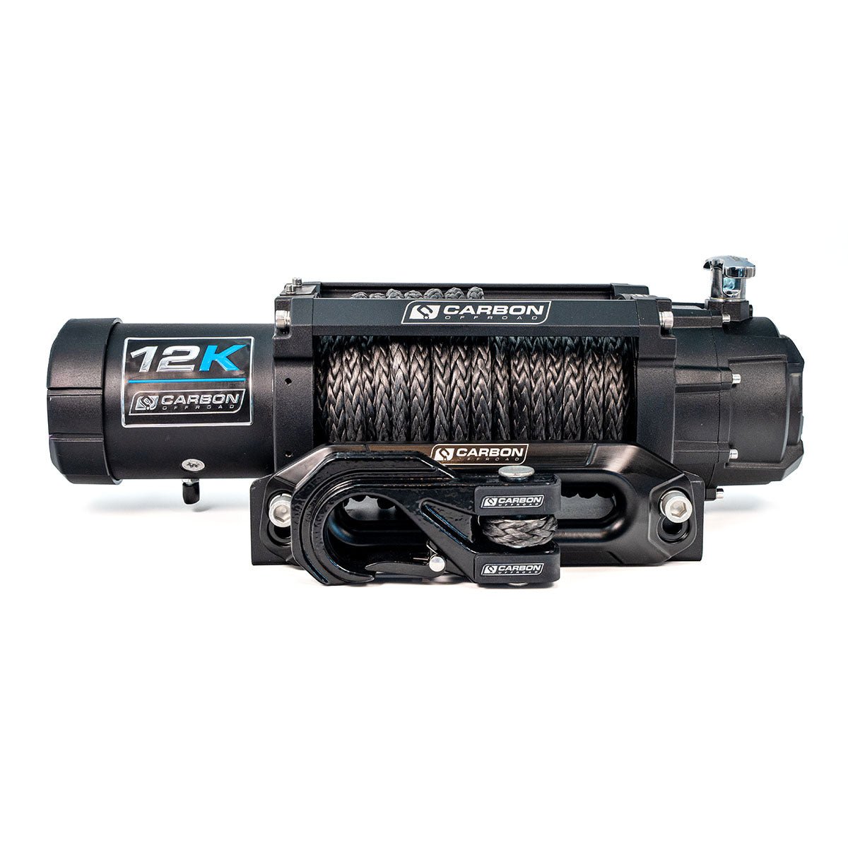 Carbon 12K - 12000lb Winch V3X with MegaPro Hook