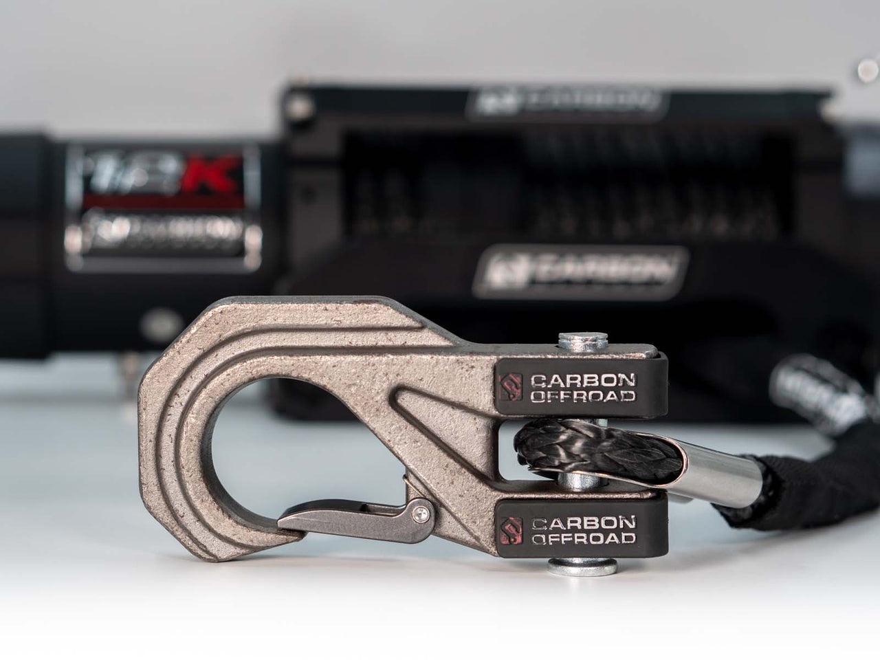 Carbon Offroad Mega Pro Winch Hook - CW - MPHOOK - RAW 16 Carbon Offroad