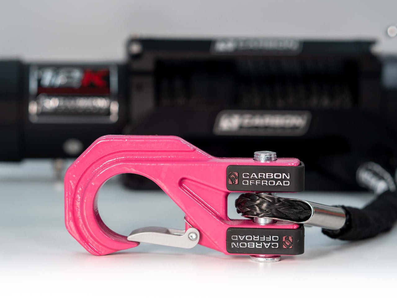 Carbon Offroad Mega Pro Winch Hook - CW - MPHOOK - PINK 6 Carbon Offroad