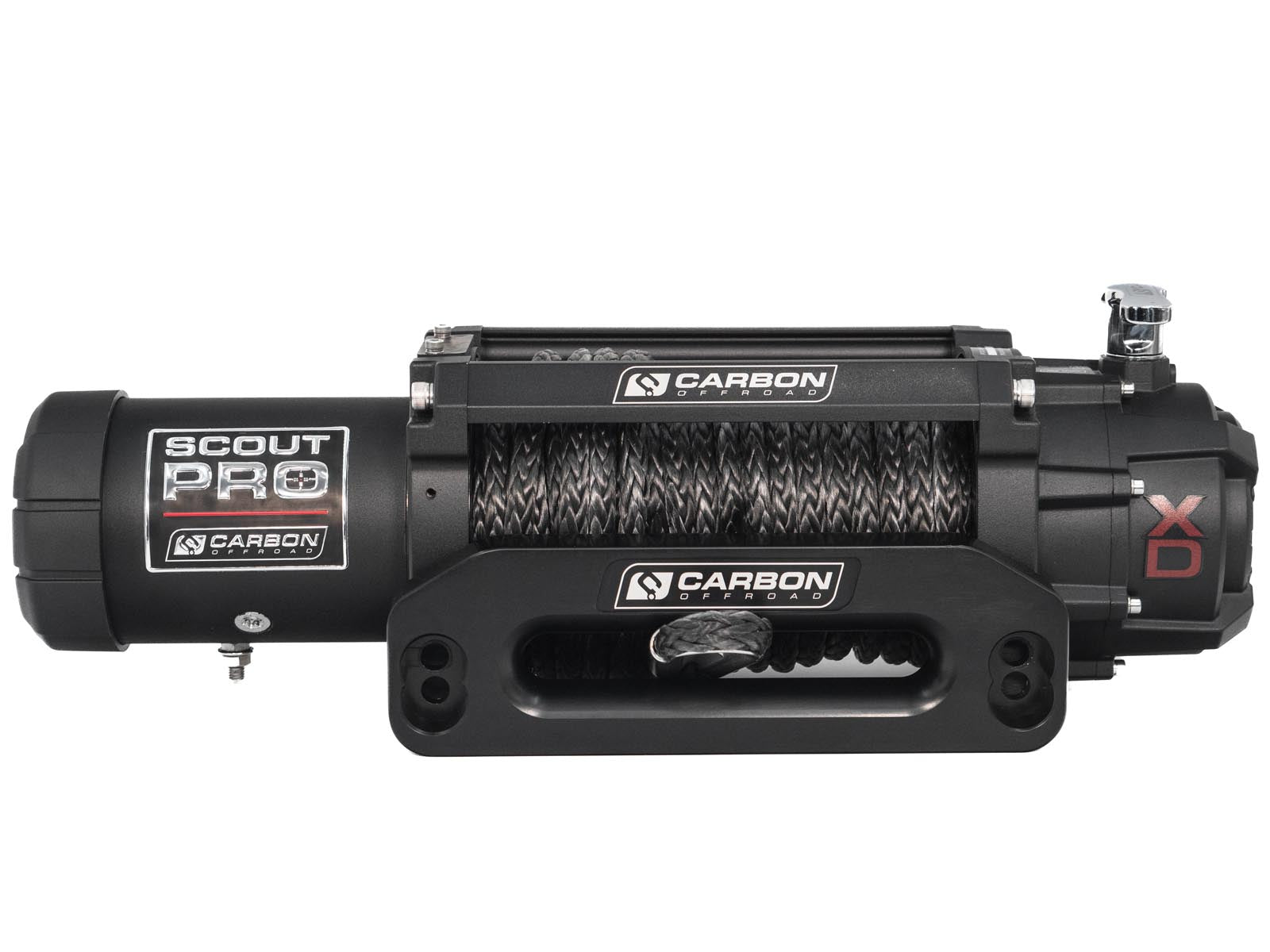 Carbon Scout Pro - 12000lb Winch With Black Hook V3