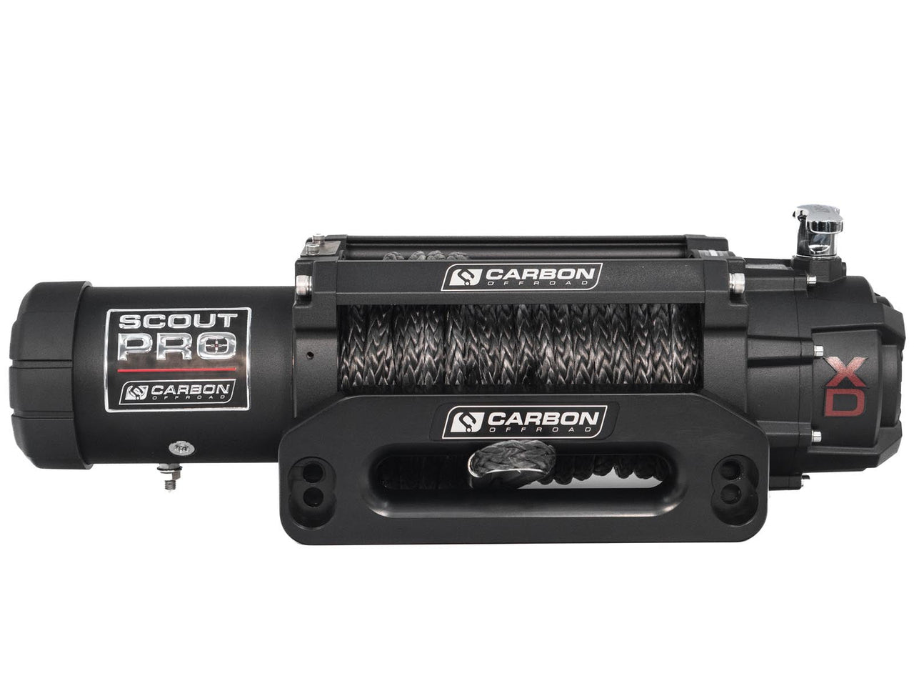 Carbon Scout Pro - 9000lb Winch With Black Hook V3