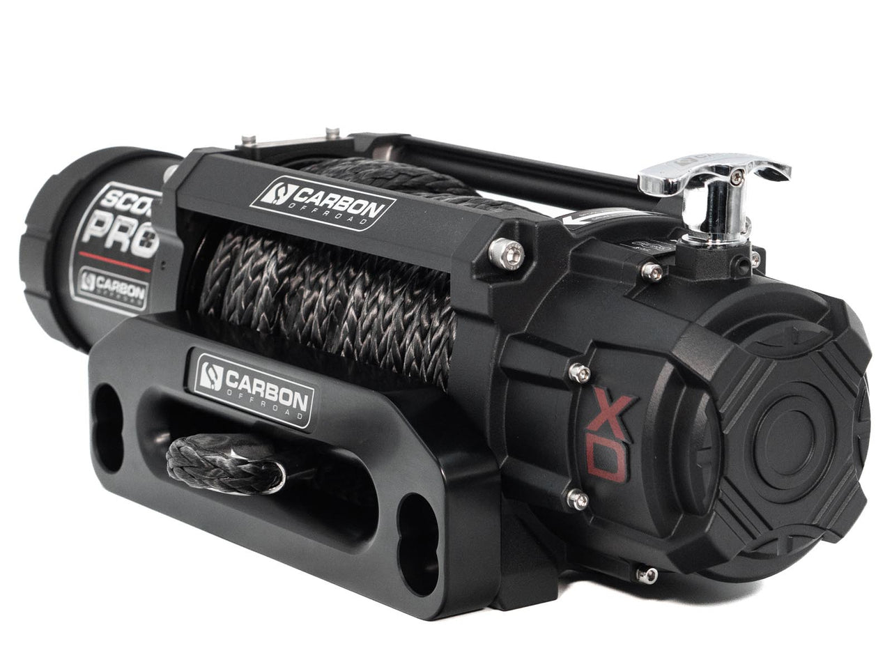 Carbon Scout Pro - 12000lb Winch With Black Hook V3
