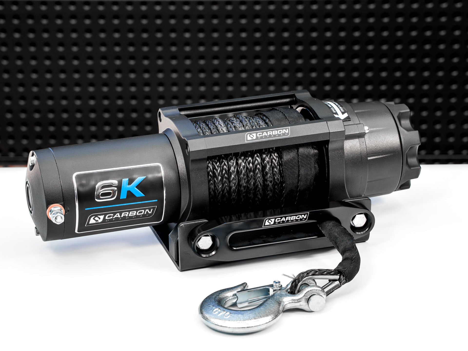 Carbon Offroad 6000lb ATV/Small 4X4 Winch - Carbon Offroad Buy Now A$599.00