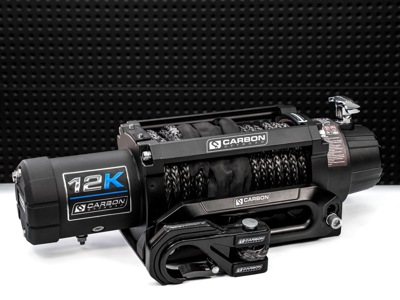 Carbon 12K - 12000lb Winch V3 - CW - 12KV3BLK 2