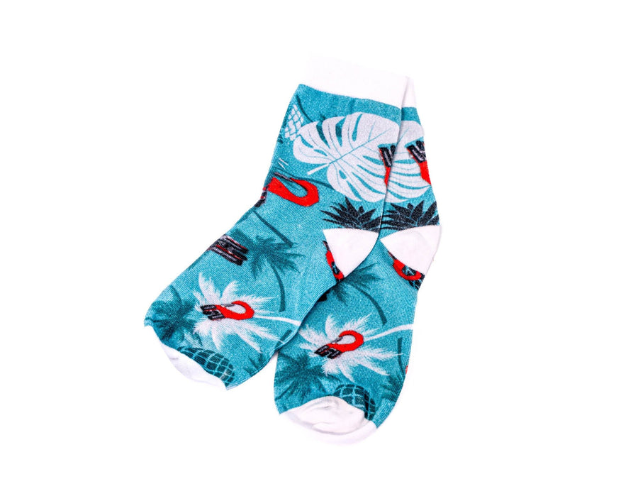 Carbon Socks - MegaParty Hawaiian - CM - SOCKS - PRTY - M 1 Carbon Offroad