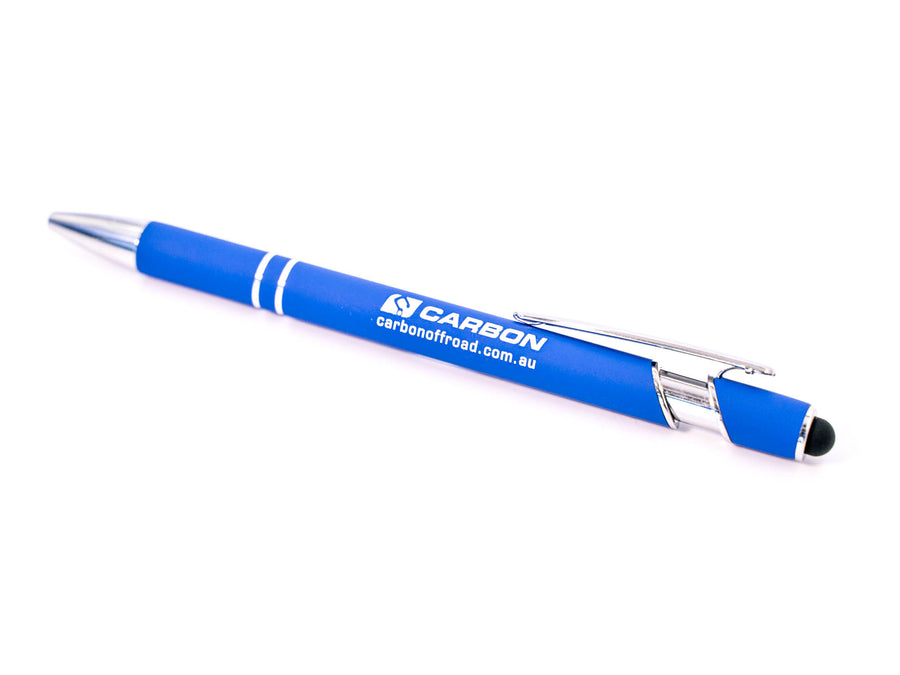 Carbon Promotional Ballpoint Pen - CM - PEN - BLU 1 Carbon Offroad