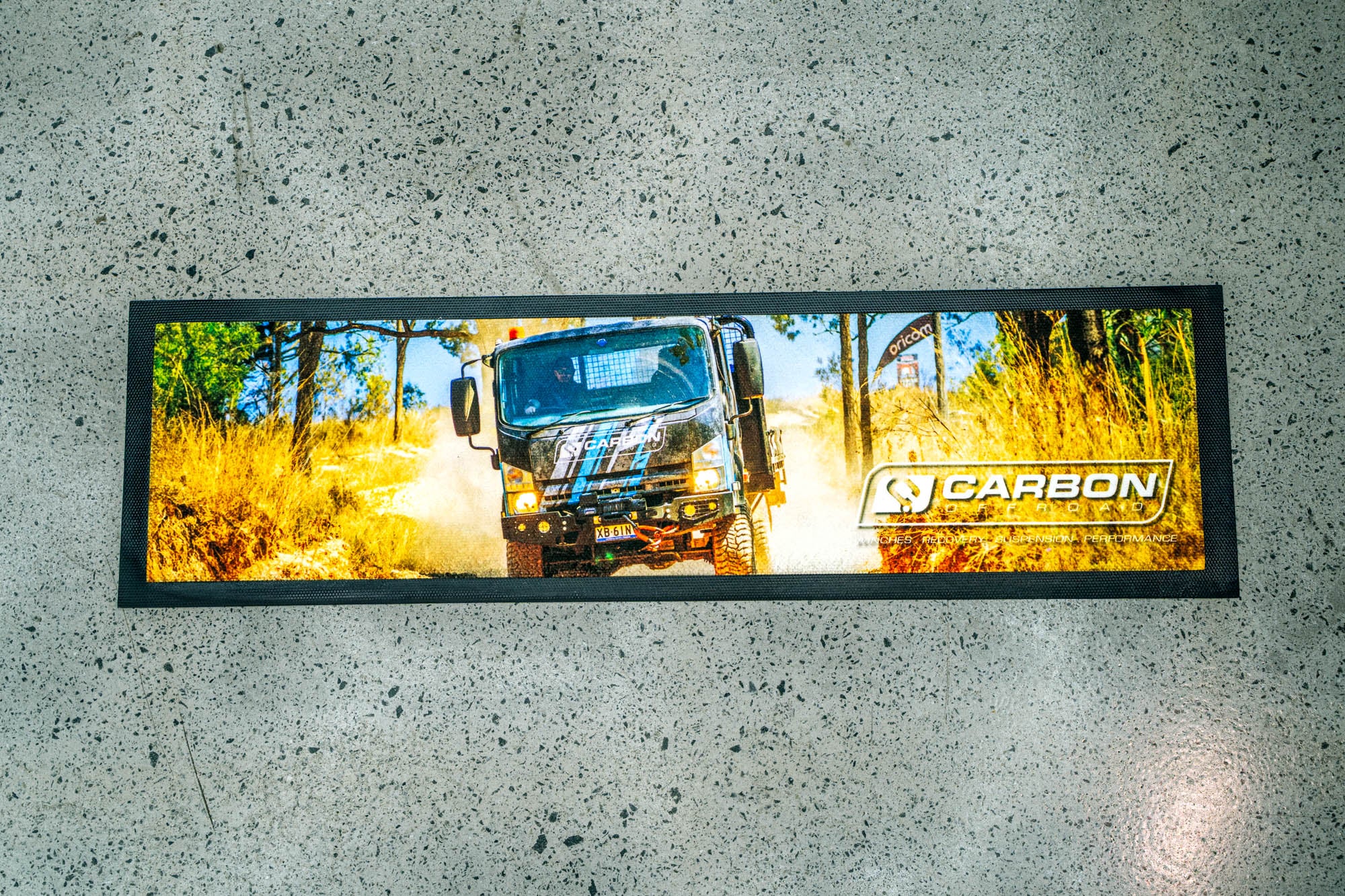 Image of Carbon Premium Bar Mat - CM - BMAT - TRUCK 4 Carbon Offroad