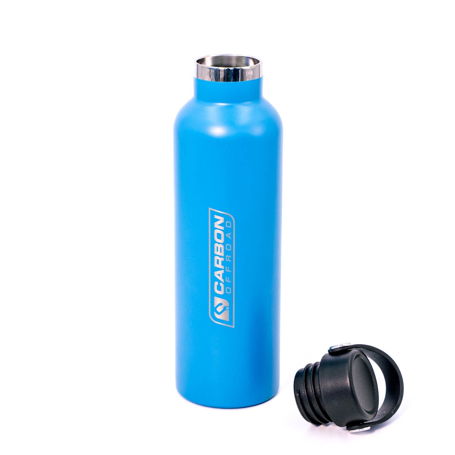 Image of Carbon Insulated Drink Bottle 750ML - Blue - CM - BTL - 750ML_BLUE 2 Carbon Offroad