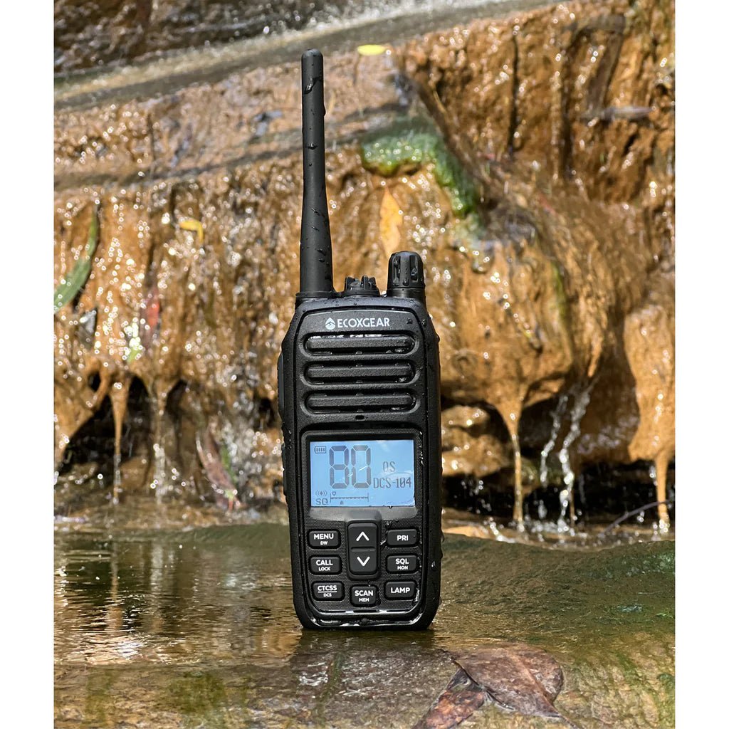 Image of ECOXGEAR ECOXTALK 5.0W MAX Output Power EXG500 UHF CB Handheld Radio - EXG500 5