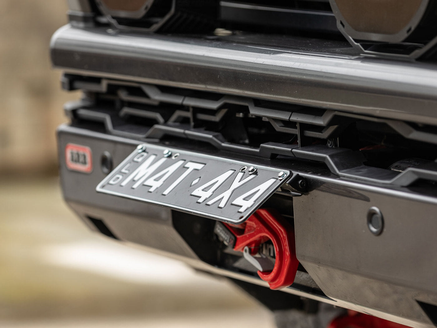 Image of FLIP-UP Number Plate Mounting Bracket - Kaon - Aussie Made