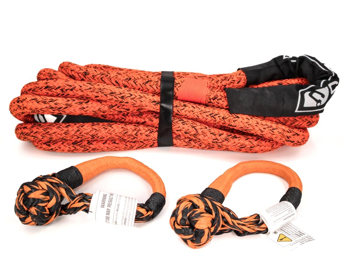 Image of Carbon Recovery 12T Kinetic & Soft Shackle Kit - CR - RK - S12T 3 Carbon Offroad