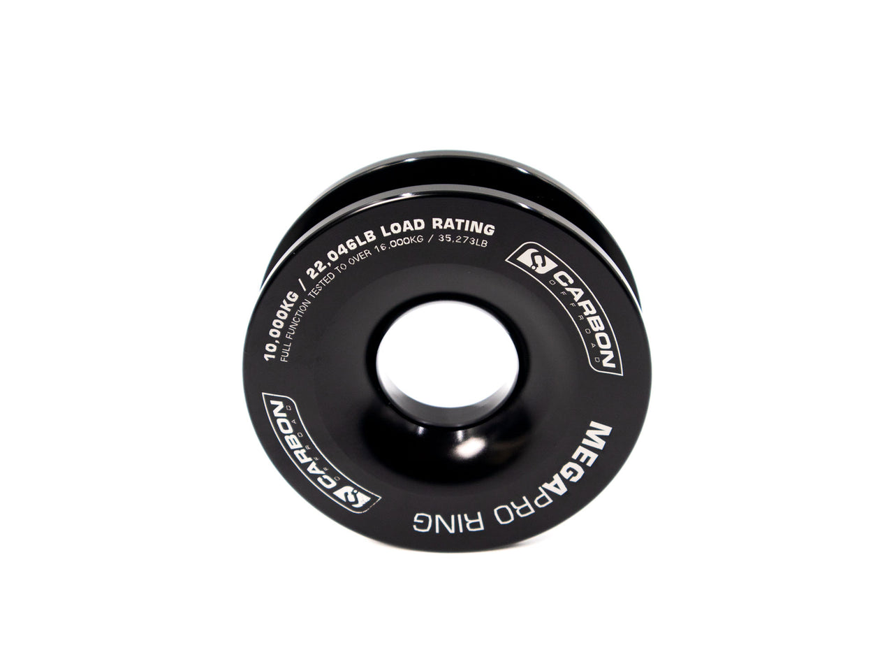 Carbon Offroad MegaPro Winch Recovery Ring Soft Shackle Pulley 10000kg - Black - CW - RR100 - B 3 Carbon Offroad