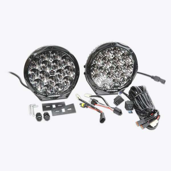 Image of HARDKORR LIFESTYLE 8.5? LED DRIVING LIGHTS (PAIR W/HARNESS) - HKLS1100 3