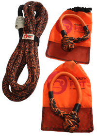 Thumbnail for Carbon 4m 14000kg Bridle Rope and 2 x Soft Shackle Combo Deal - CW-COMBO-HT0054-MFSS 4
