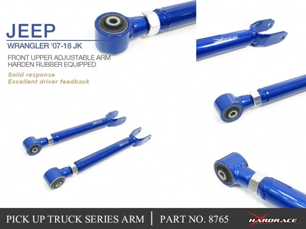 Load image into Gallery viewer, FRONT UPPER ADJUSTABLE ARM JEEP, WRANGLER, WRANGLER UNLIMITE JK 06-18, JKU 06-18 - 8765 12
