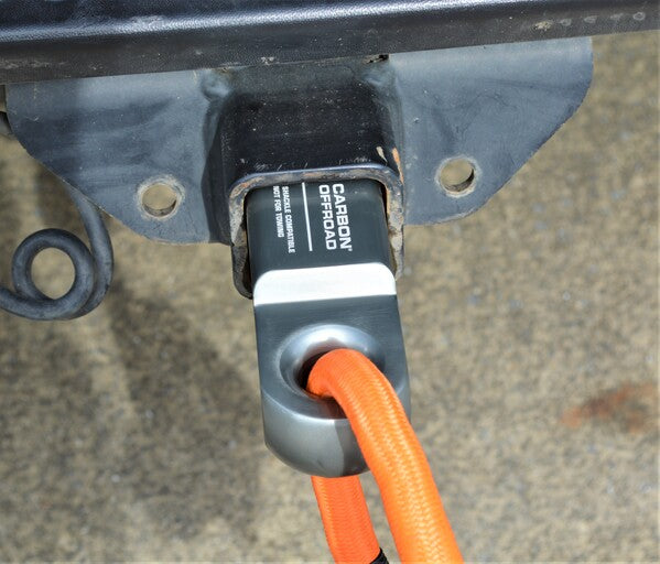 Load image into Gallery viewer, MegaPro 5000kg 50mm tow bar mounted soft shackle compatible recovery hitch
