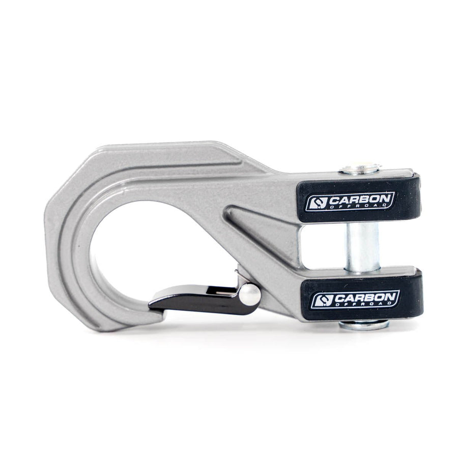 Carbon Offroad silver winch hook