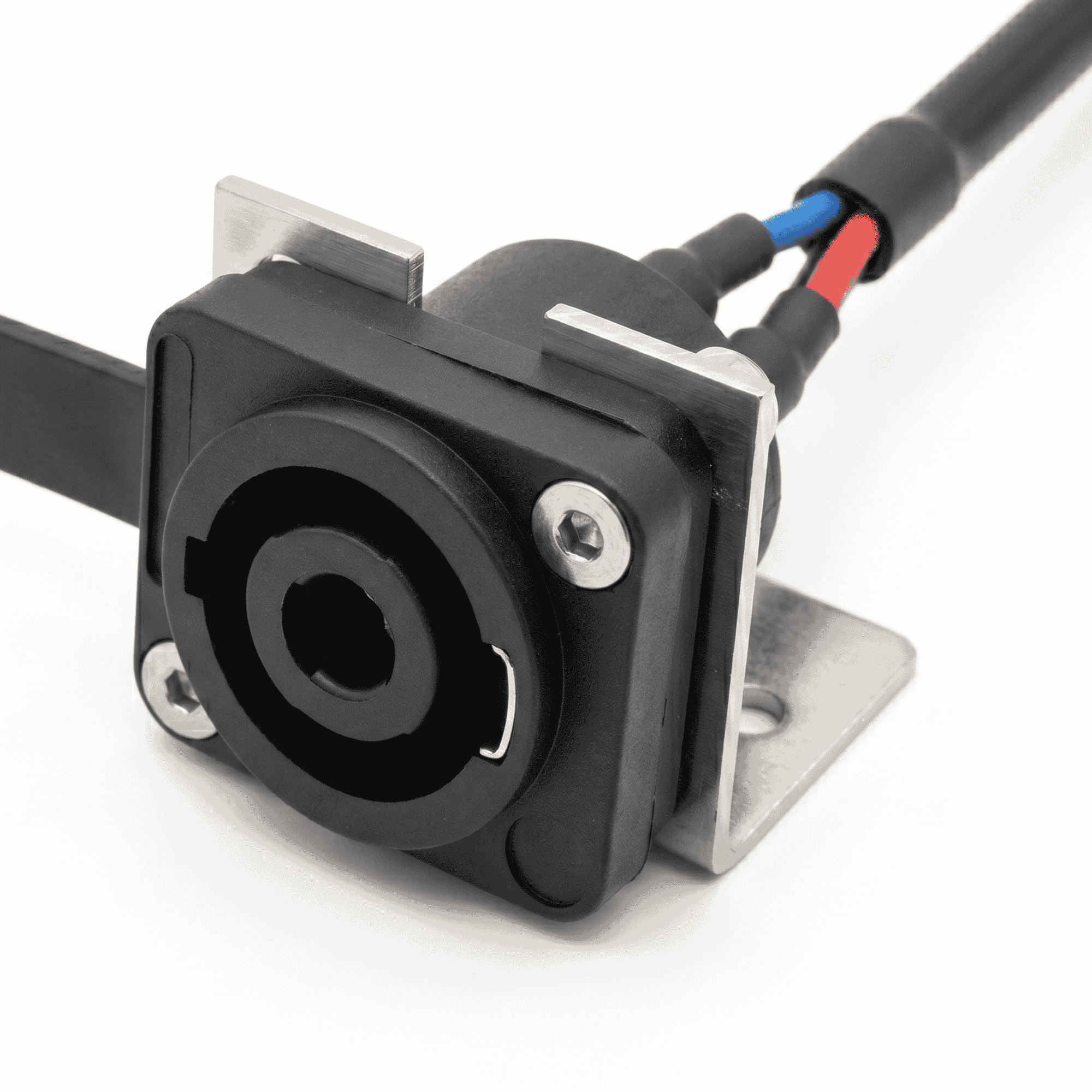 Image of Carbon V2 Winch Wired Remote Extension Plug Mounting Bracket Kit - CW-PEKB 1