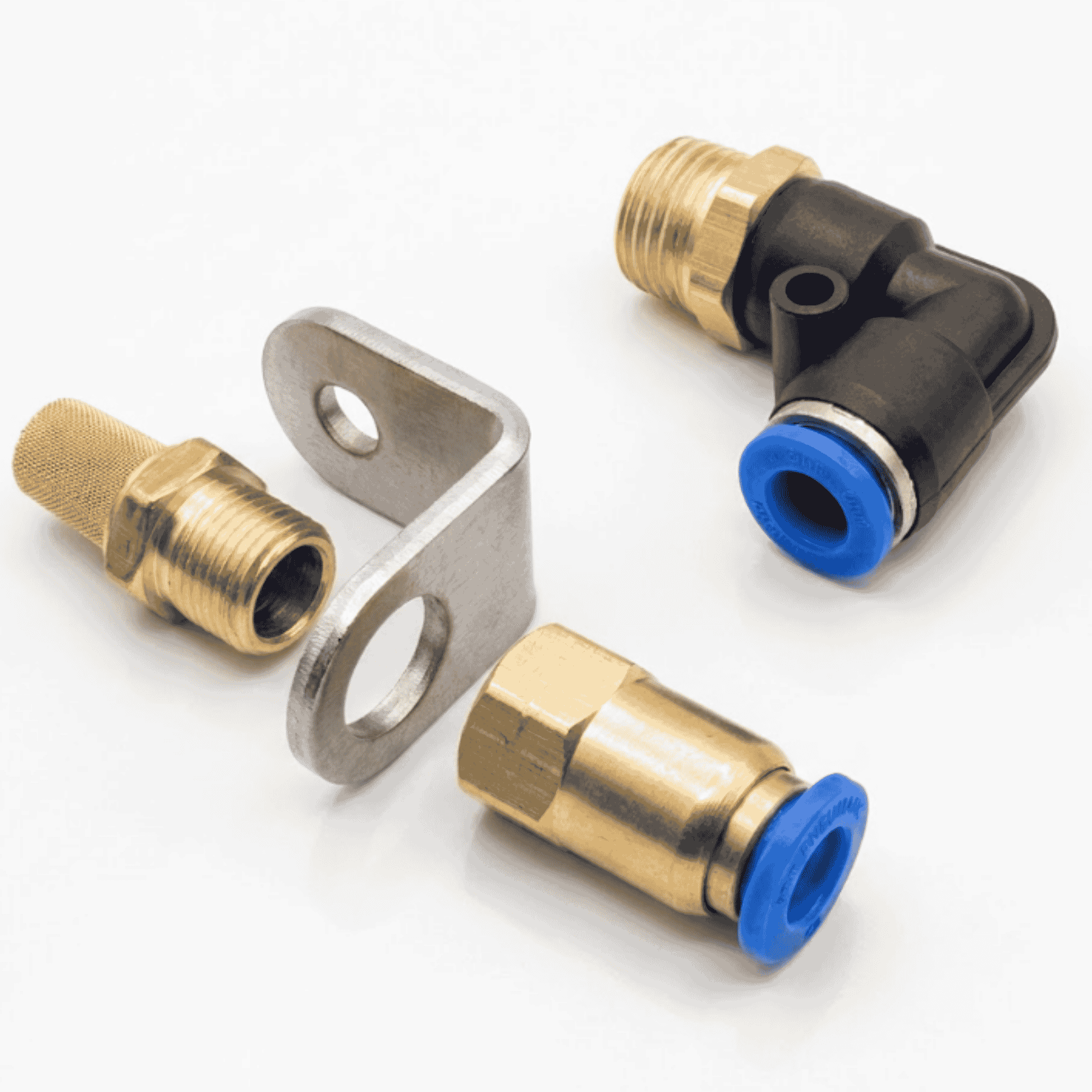 Image of Carbon Winch Motor Breather Parts kit - no airline - CWA-BREATHERKIT_NHOSE 1