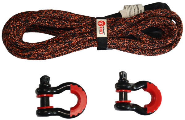 Load image into Gallery viewer, Carbon 4m 14000kg Bridle Recovery Rope and 2 x Bow Shackle Combo Deal - CW-COMBO-HT0054-SHAK45 7
