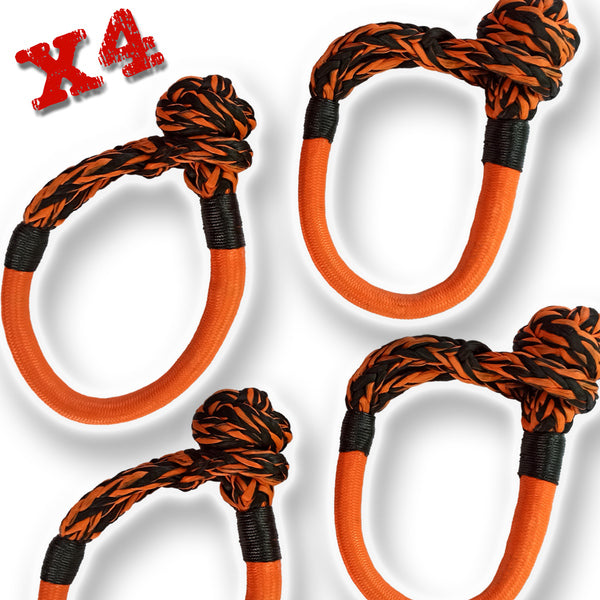 Load image into Gallery viewer, 4 x Carbon Monkey Fist 13T Soft Shackle Combo Deal

