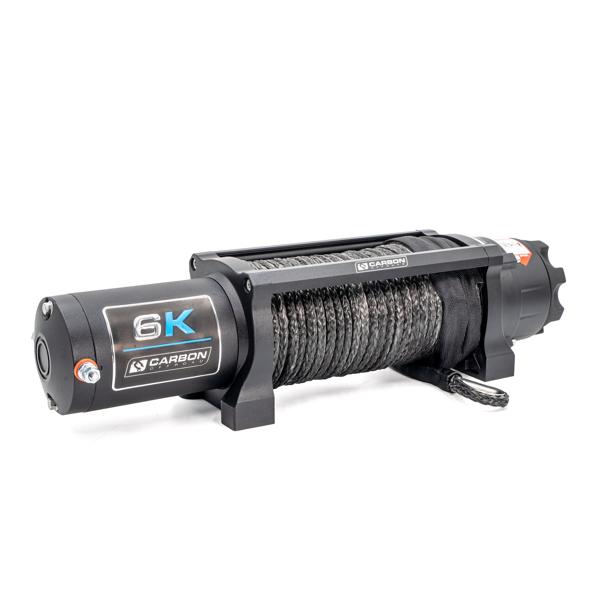 Image of Carbon Offroad Long Drum 6000lb ATV - Small 4X4 Winch